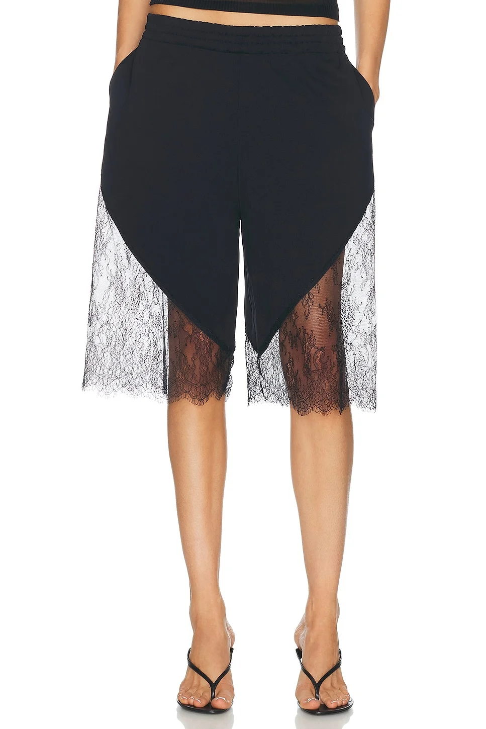 Lace Fade Track Short - 1