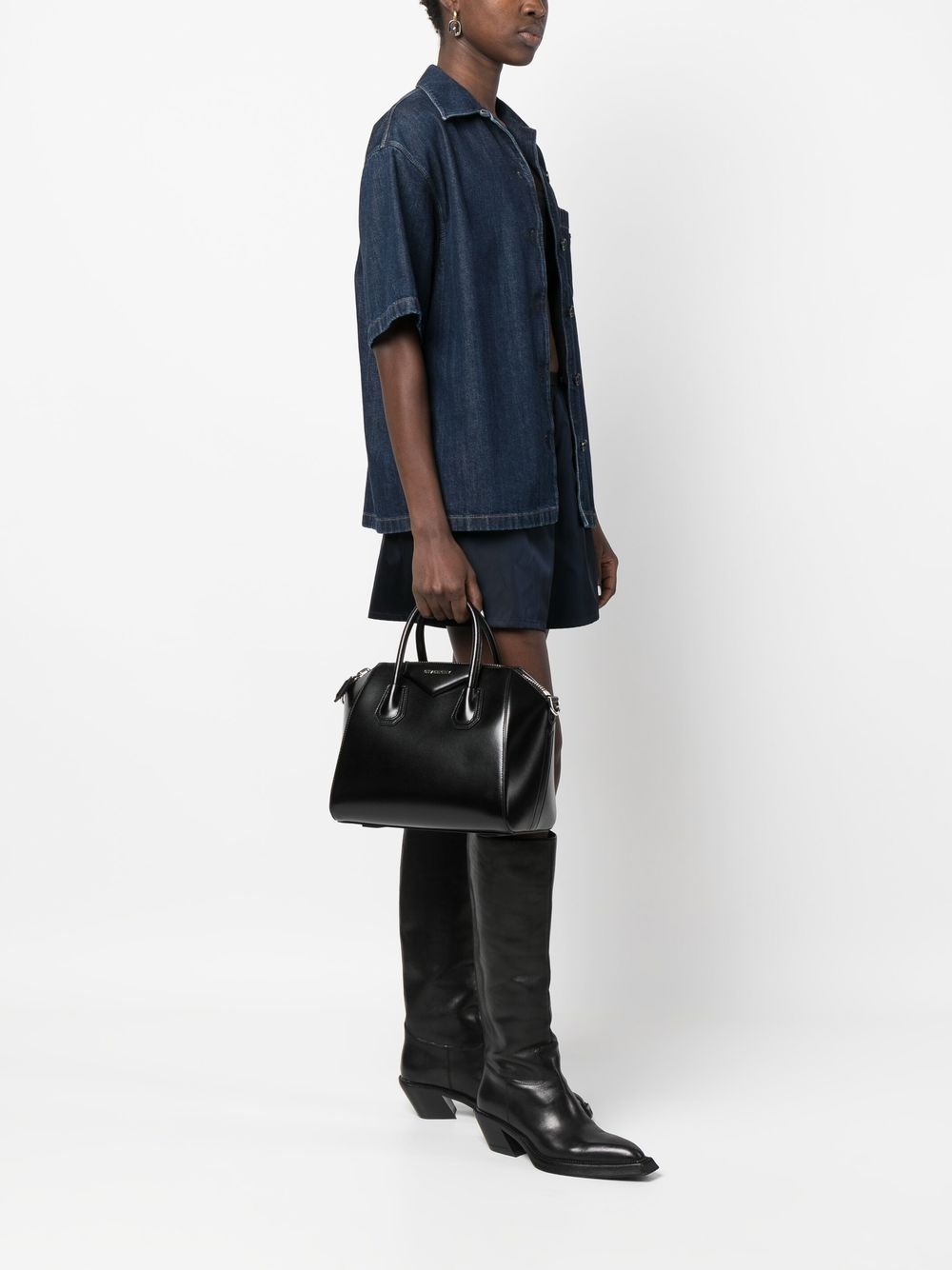 Antigona leather tote bag - 2