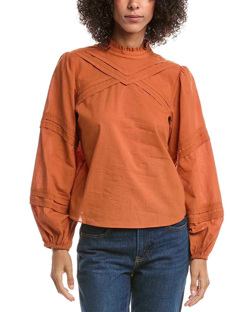 Derek Lam 10 Crosby Marlowe Long Sleeve Blouse - 1