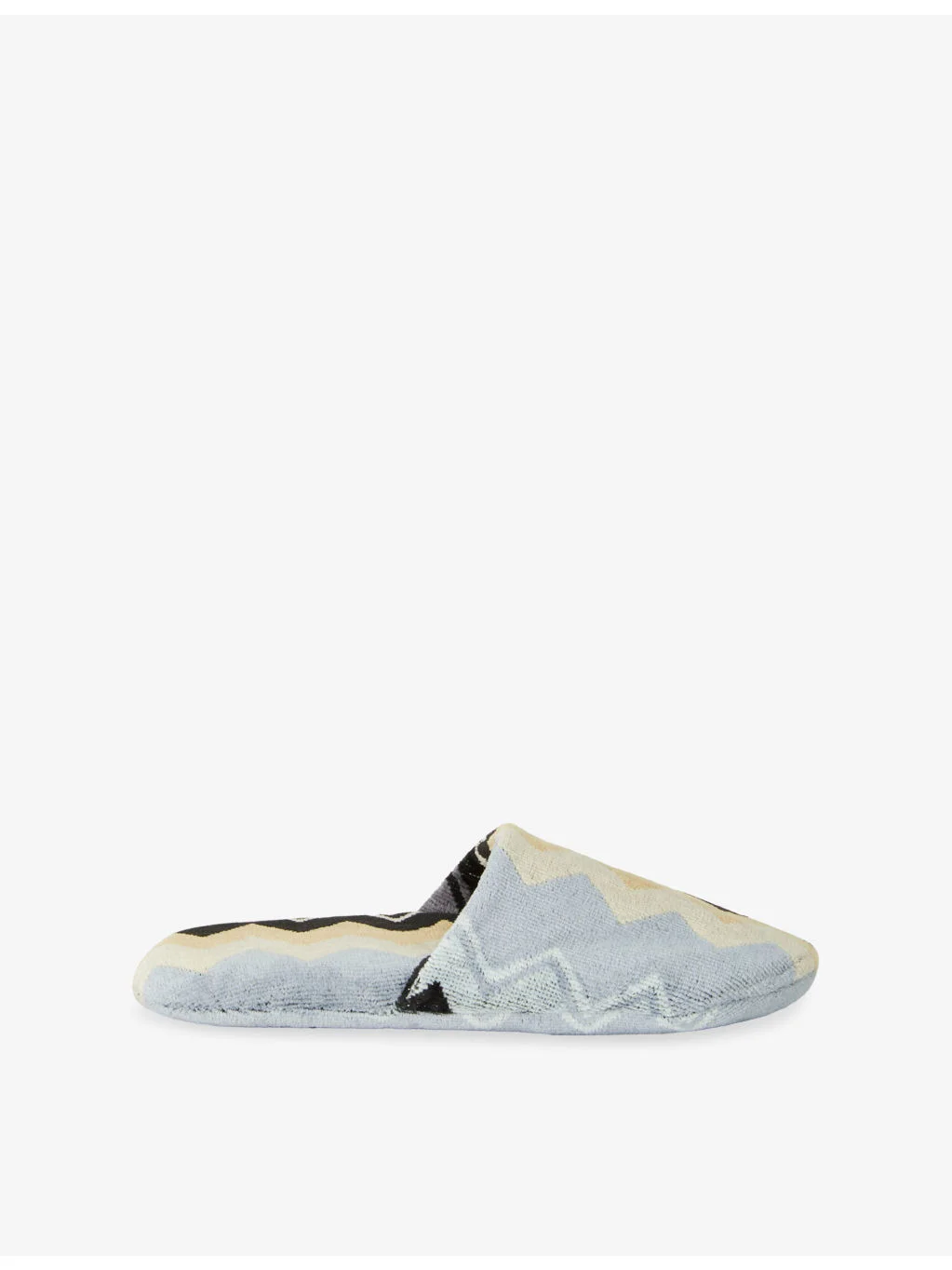 Giacomo Chevron Cotton-Terry Slippers - 1
