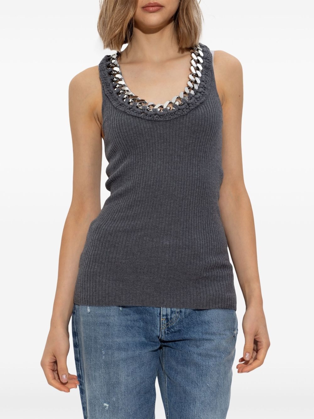 chunky-chain tank top - 3
