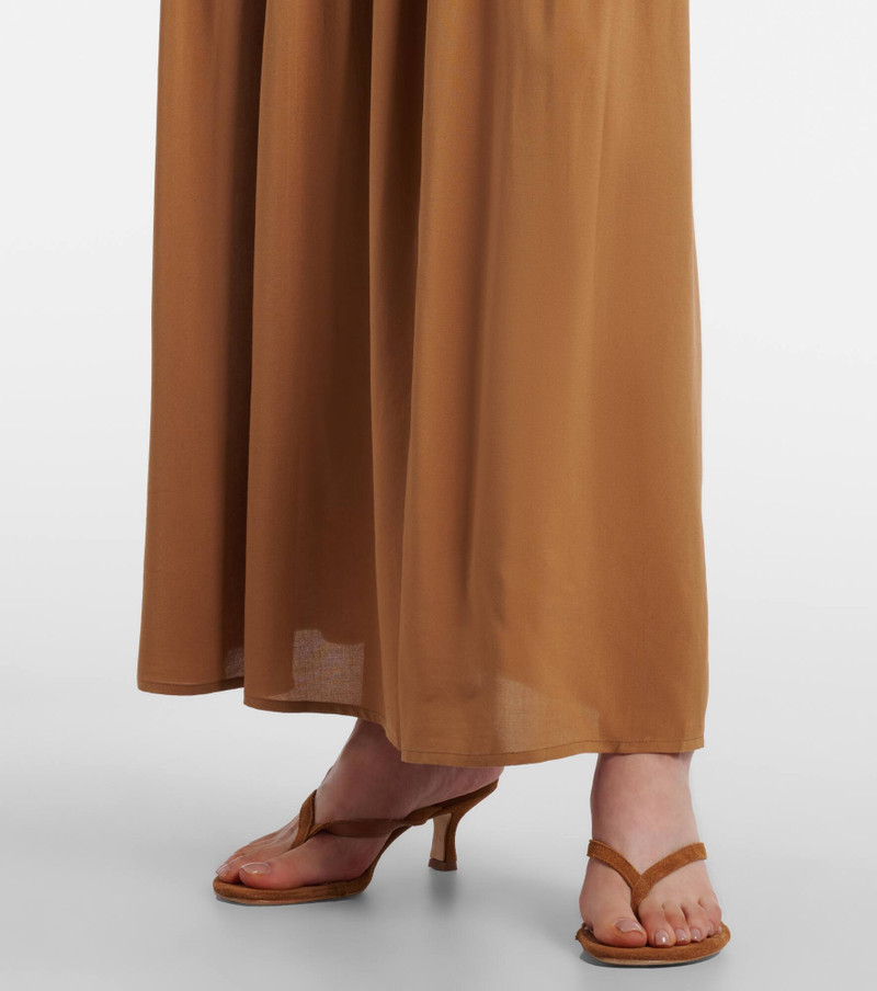 Hedy gathered linen maxi dress 6
