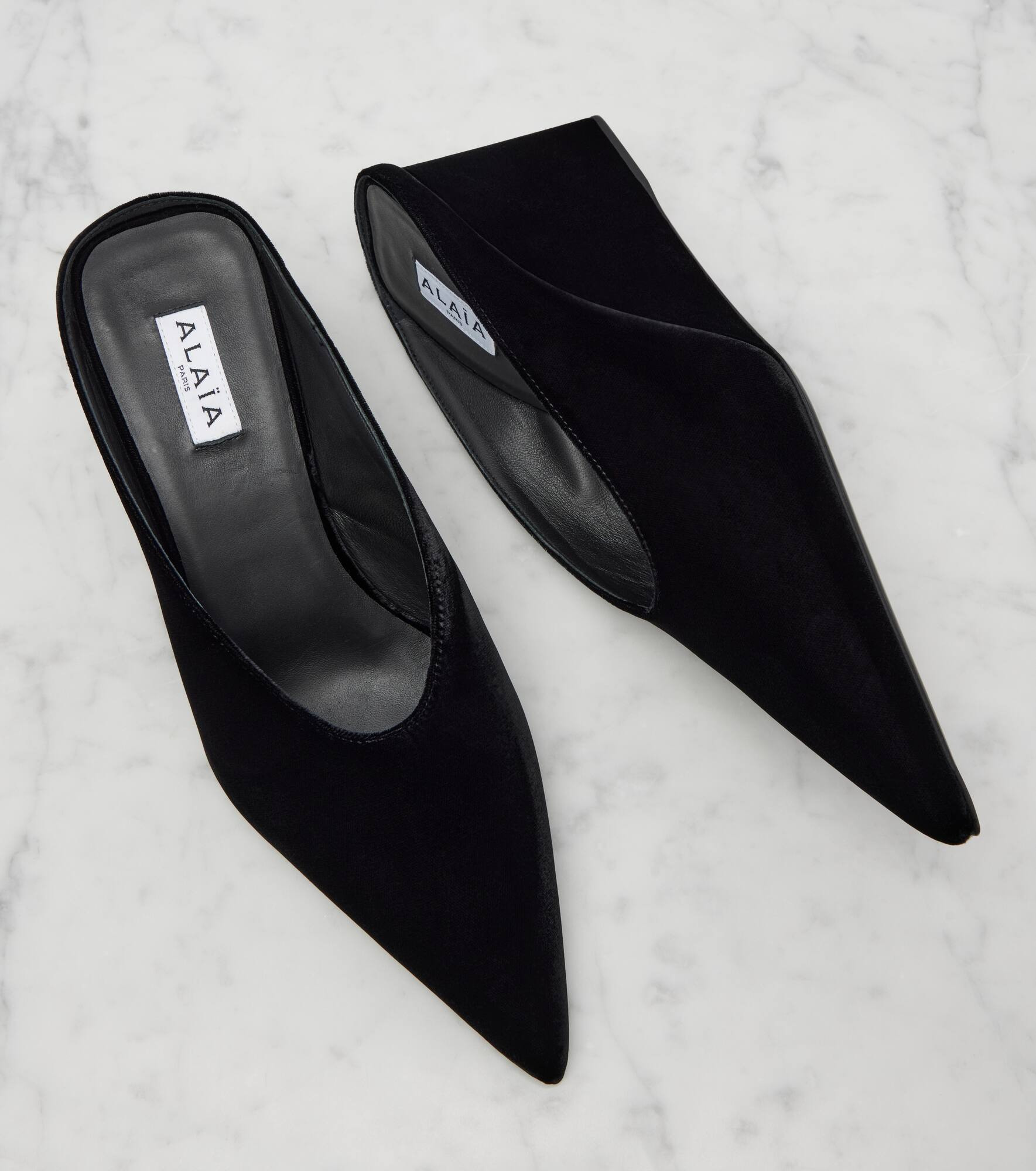 Cube 75 suede wedge mules - 5