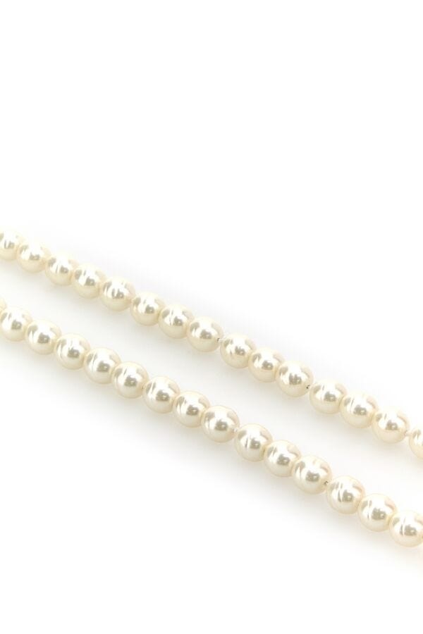 ネックレス・ペンダント VALENTINO IVORY PEARLS COEUR  NECKLACE Valentino Ivory pearls Coeur Royal necklace