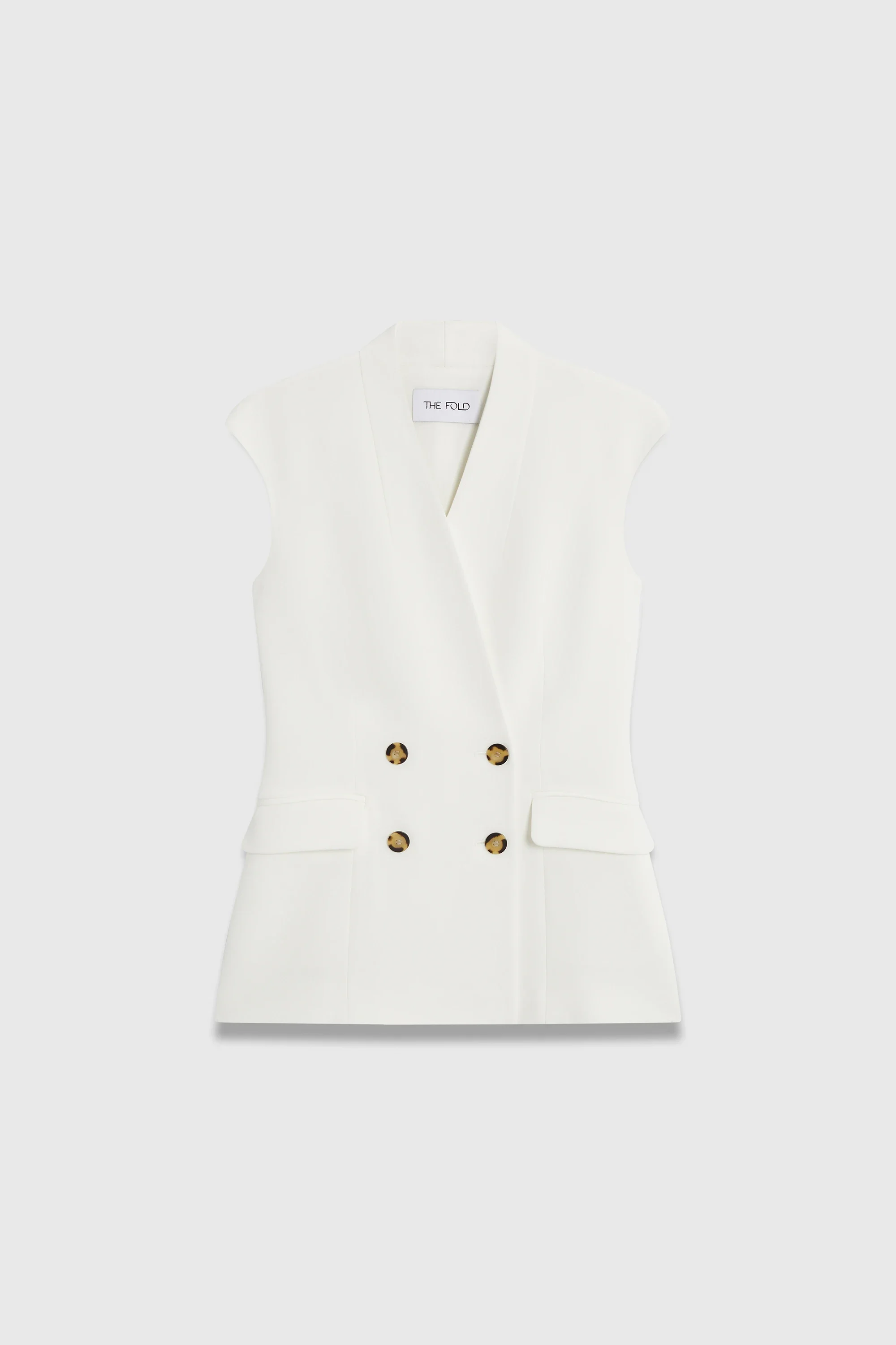 Clever Crepe Nera Sleeveless Jacket - 1