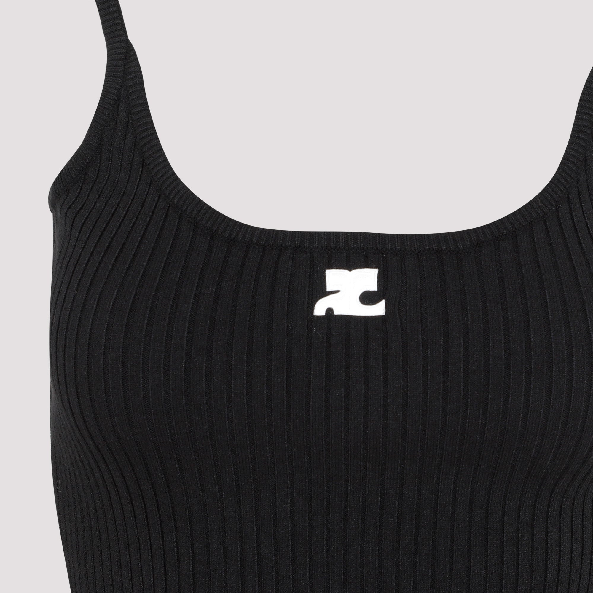 Courreges Rib Knit Tank Top Women - 3