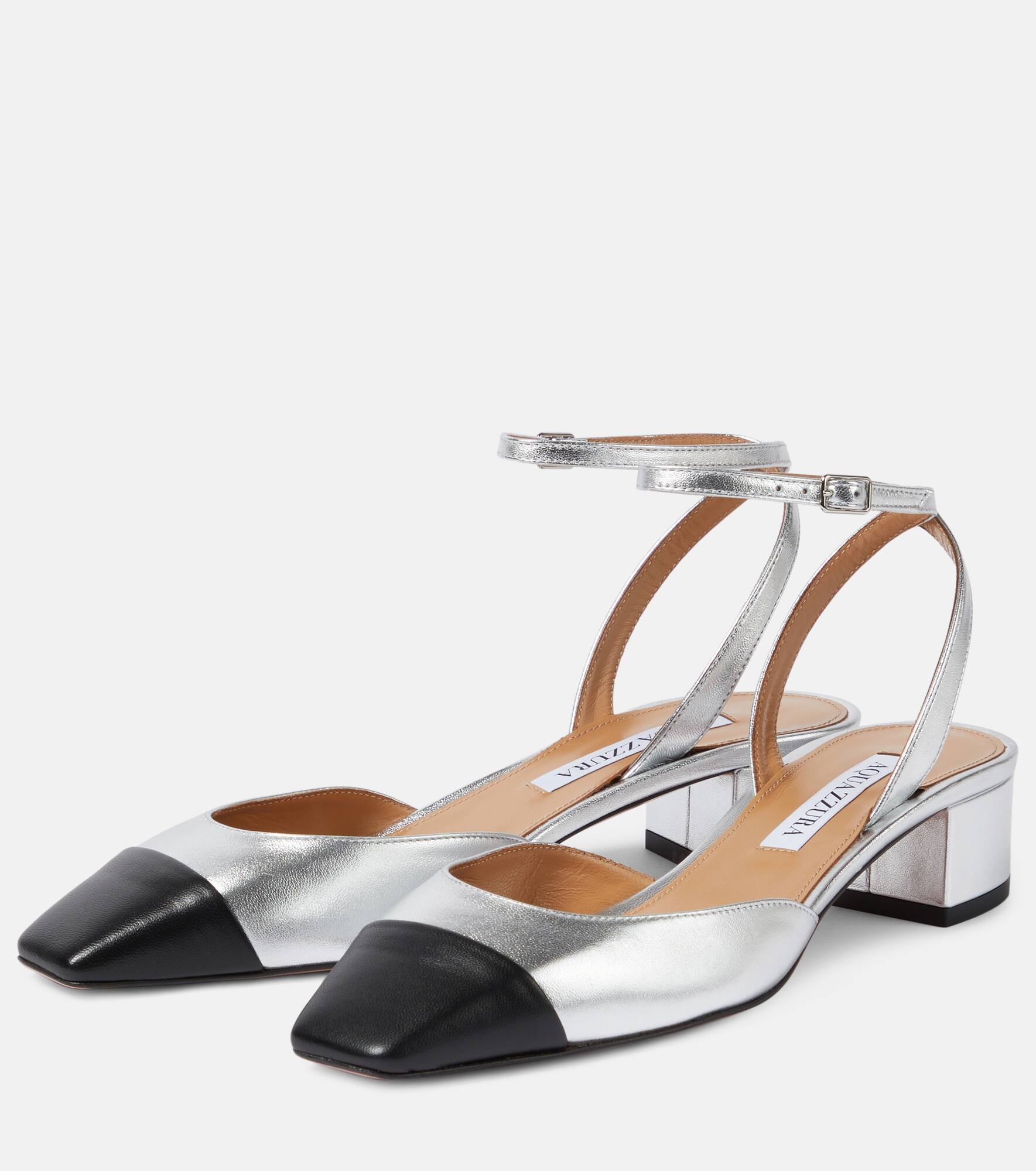 French Flirt 35 metallic leather pumps - 5