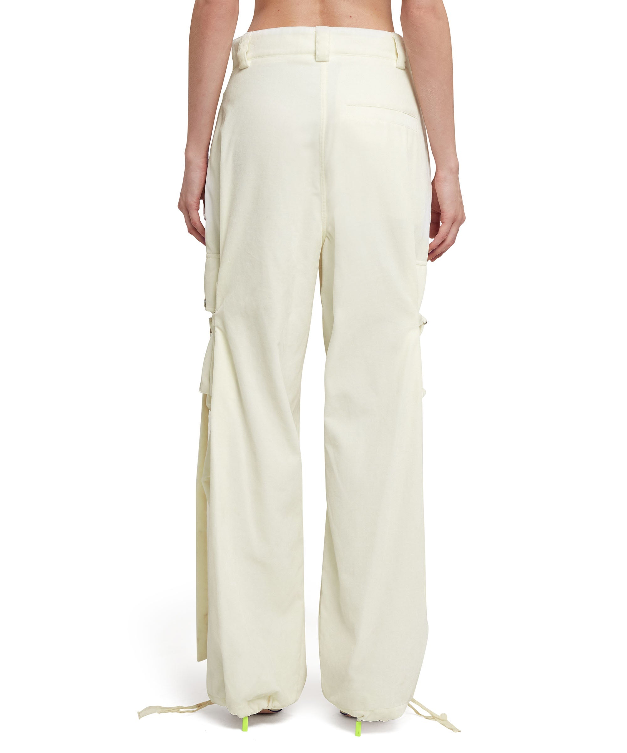 Cargo trousers with  "Blossom Hallucination" workmanship - 3