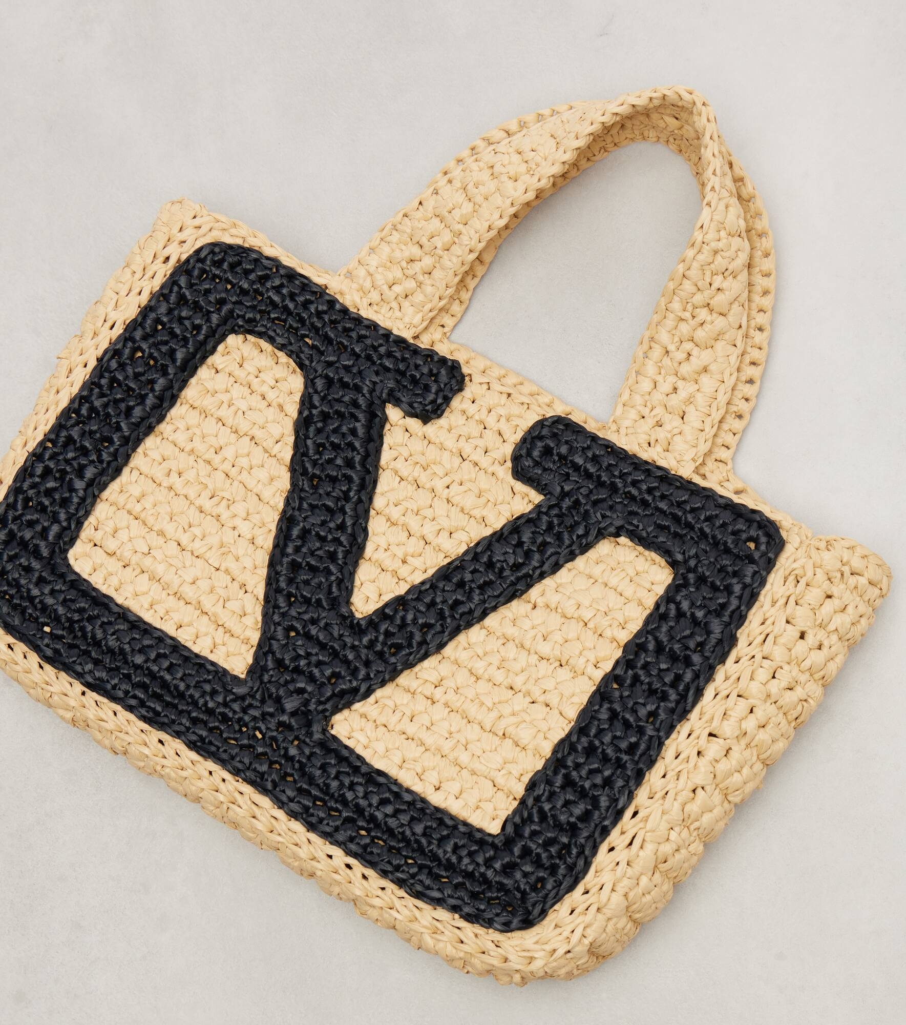 Viva Superstar Small raffia tote bag - 6