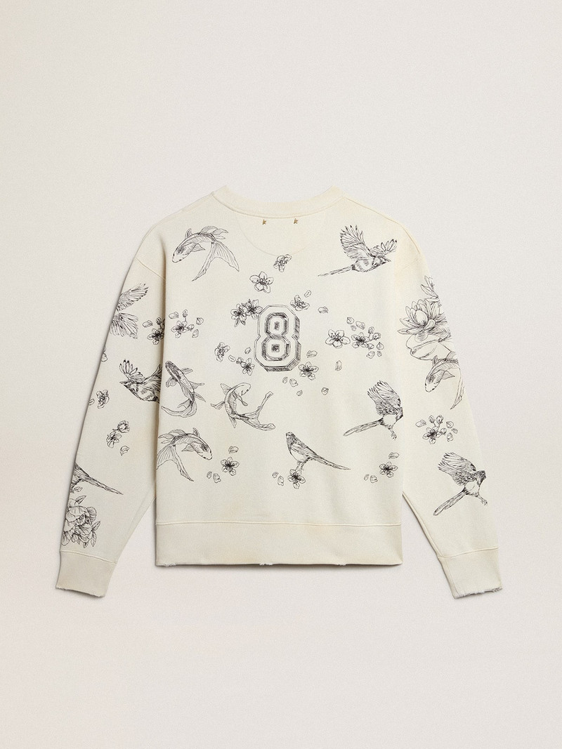 Aged white CNY sweatshirt 9