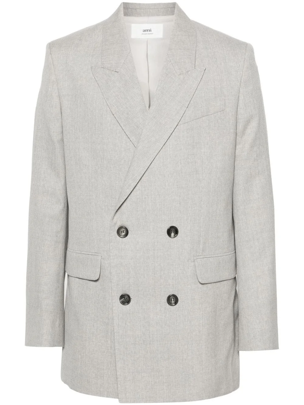 double-breasted virgin wool blazers - 1