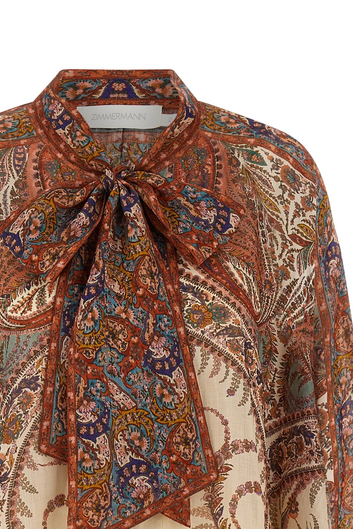'Rhiannon Tie Neck' blouse - 4