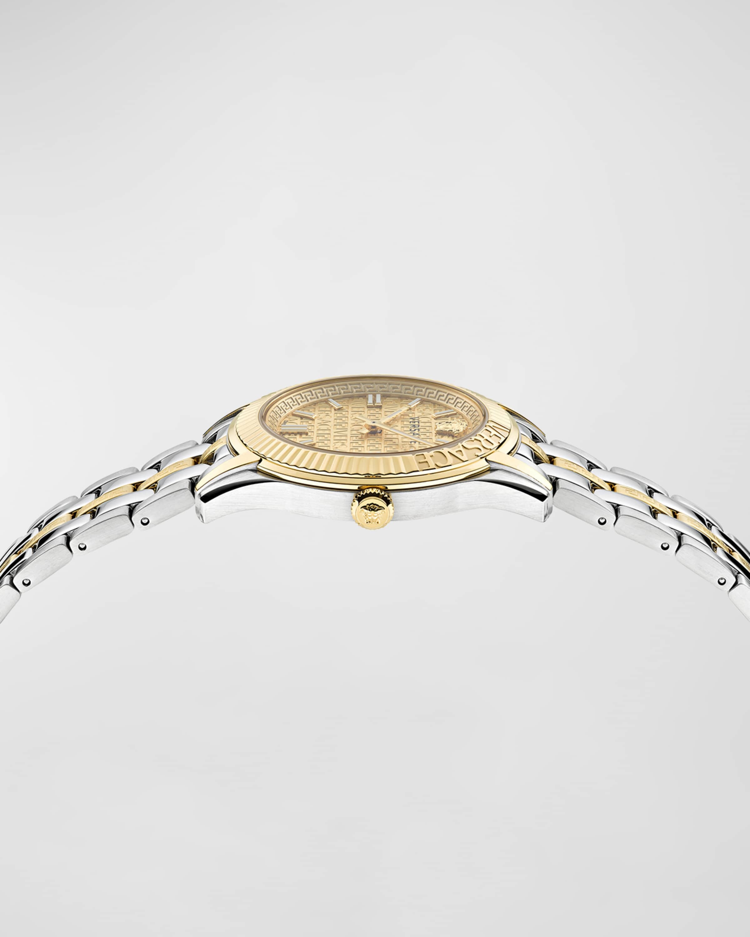 35mm Greca Time Watch with Bracelet Strap, Two-Tone - 2
