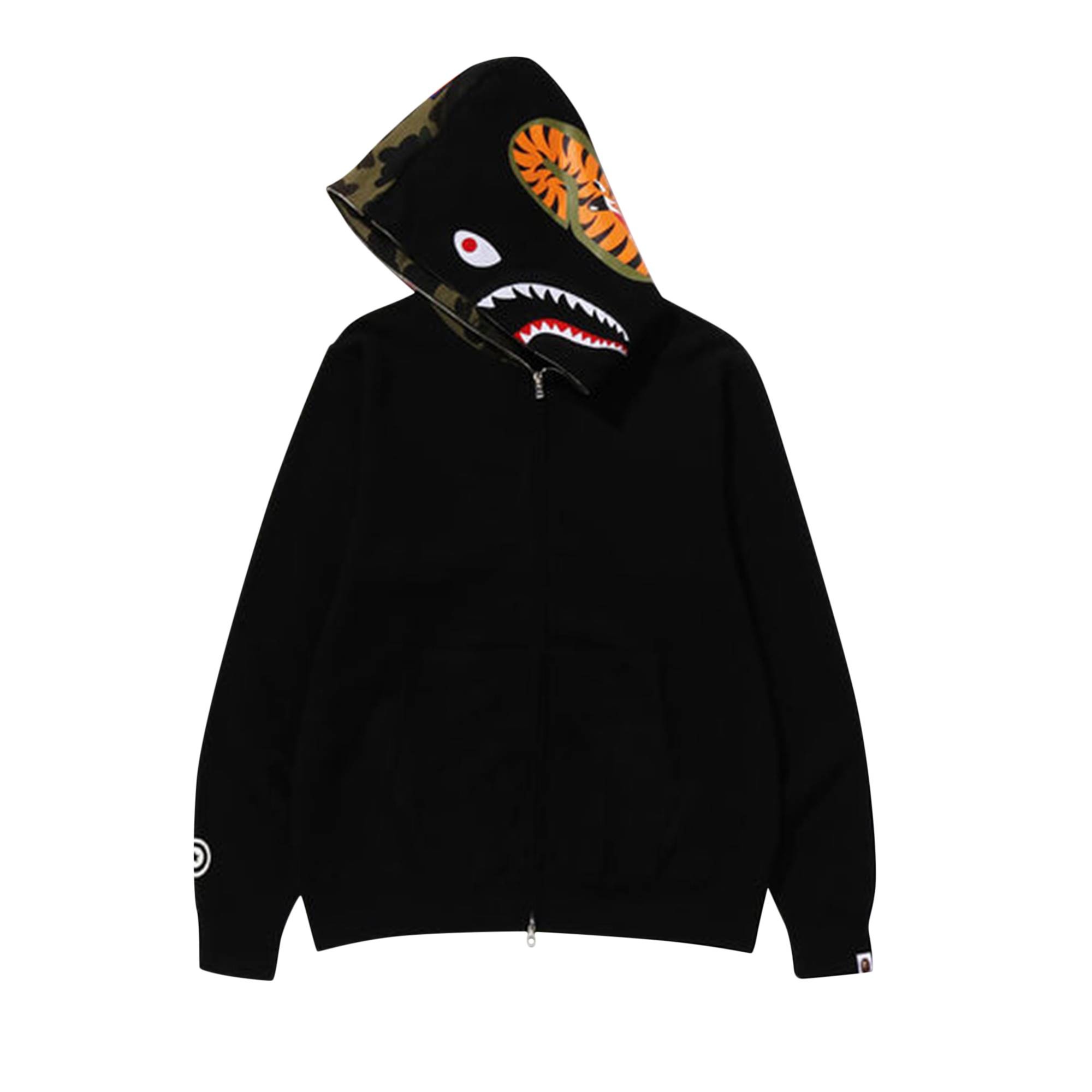 BAPE Shark Full Zip Hoodie 'Black' - 3