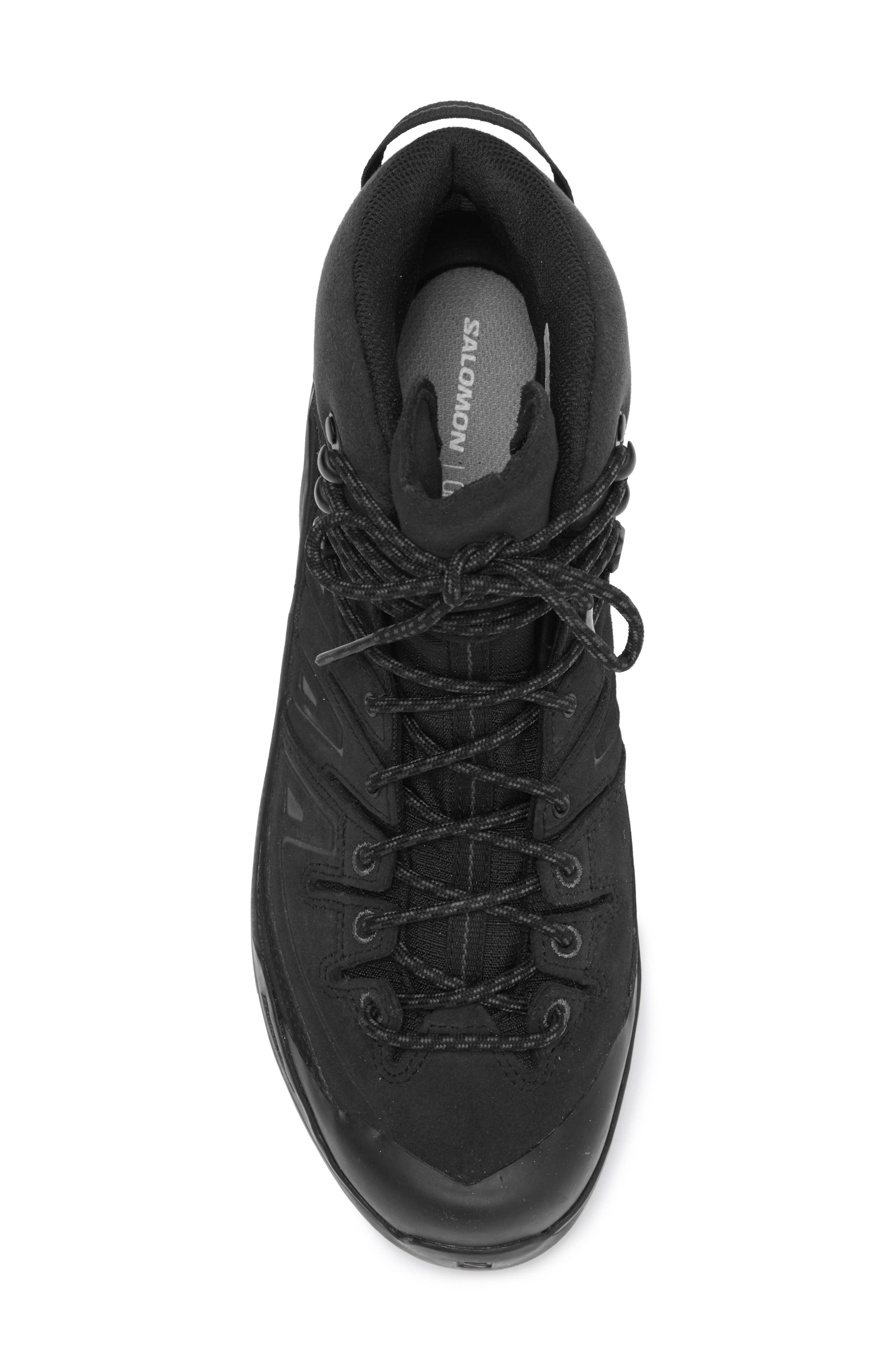 Salomon X-Alp Gore-Tex® Waterproof High Top Sneaker in Black/Black/Asphalt at Nordstrom - 5