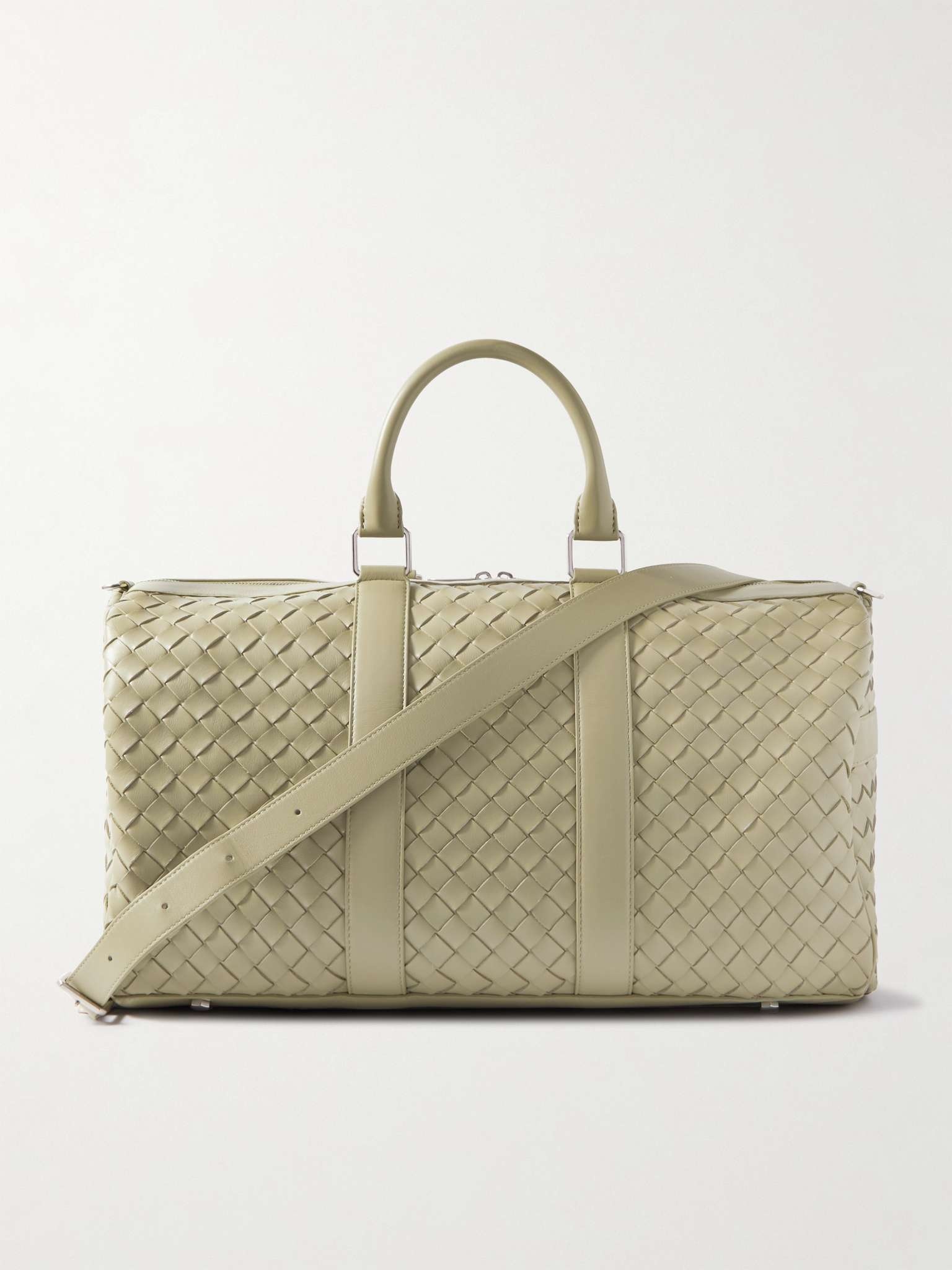 Bottega Veneta Intrecciato Leather Duffle Bag mrporter REVERSIBLE