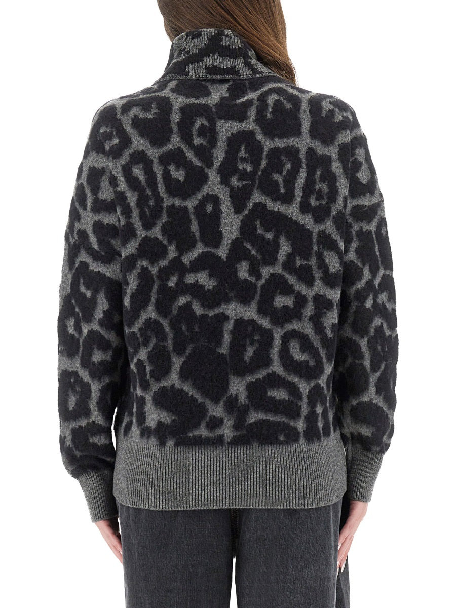 Wool And Alpaca "Leopard" Sweater - 3