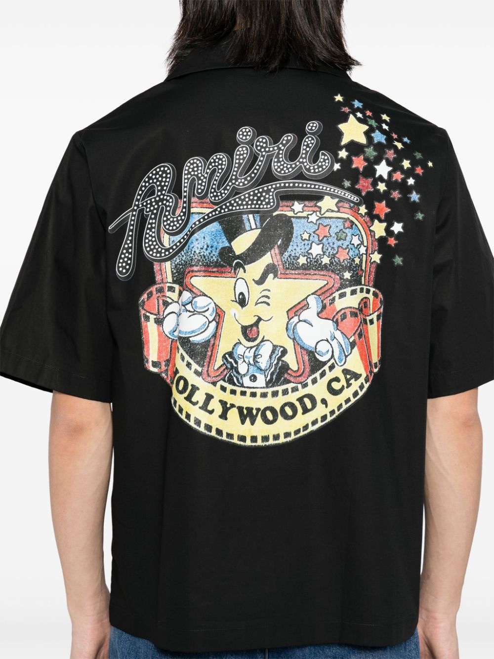 logo print cotton short sleeves shirt - 5