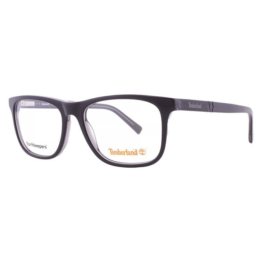 Timberland Demo Rectangular Men's Eyeglasses TB50022 001 55 - 2
