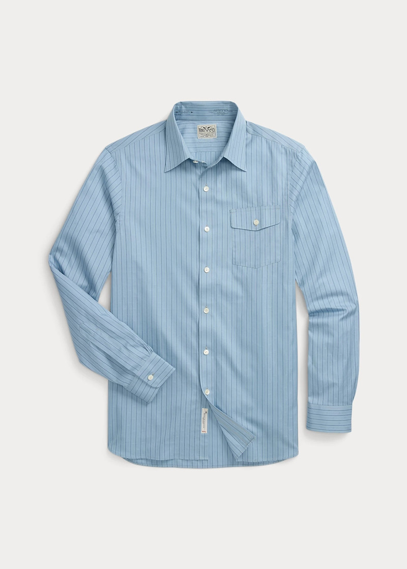 Slim Fit Striped Dobby Shirt 6