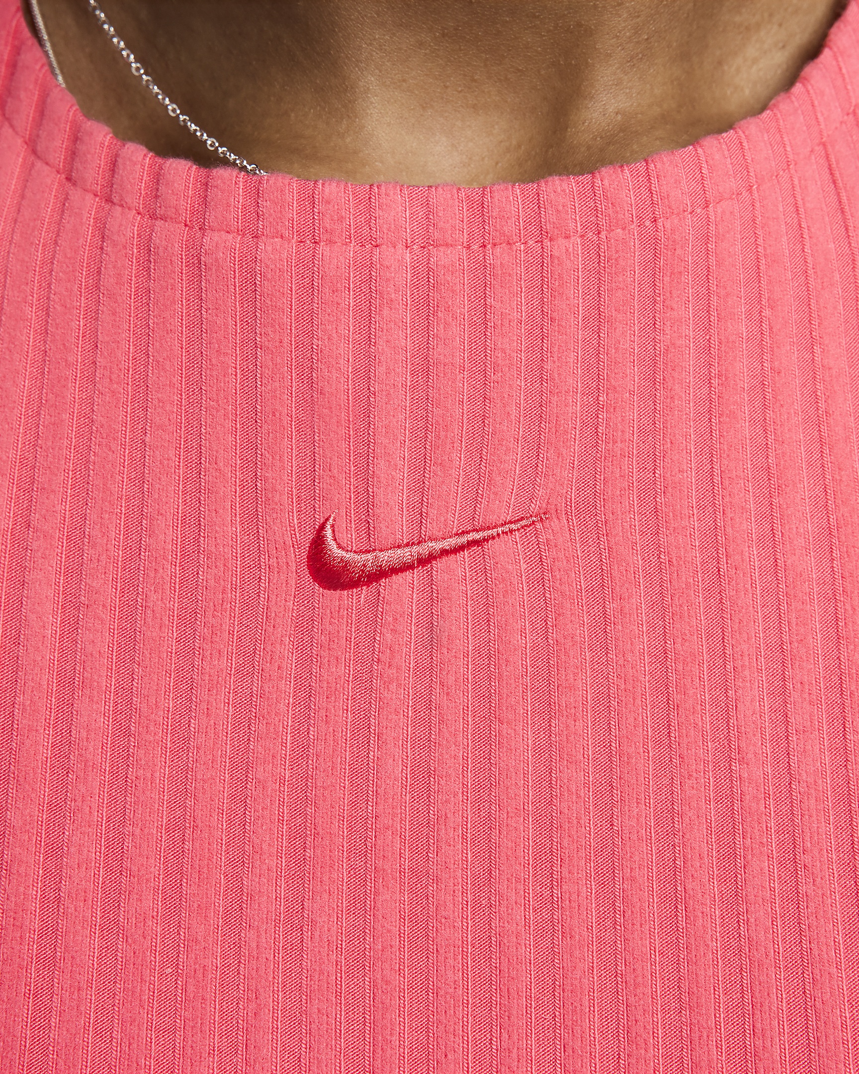 Nike Sportswear Chill Rib Women's Slim Sleeveless Midi Dress - 4