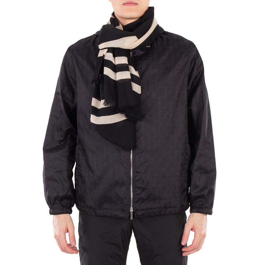 Ferragamo Loghi Maxi-Logo Stole - 2