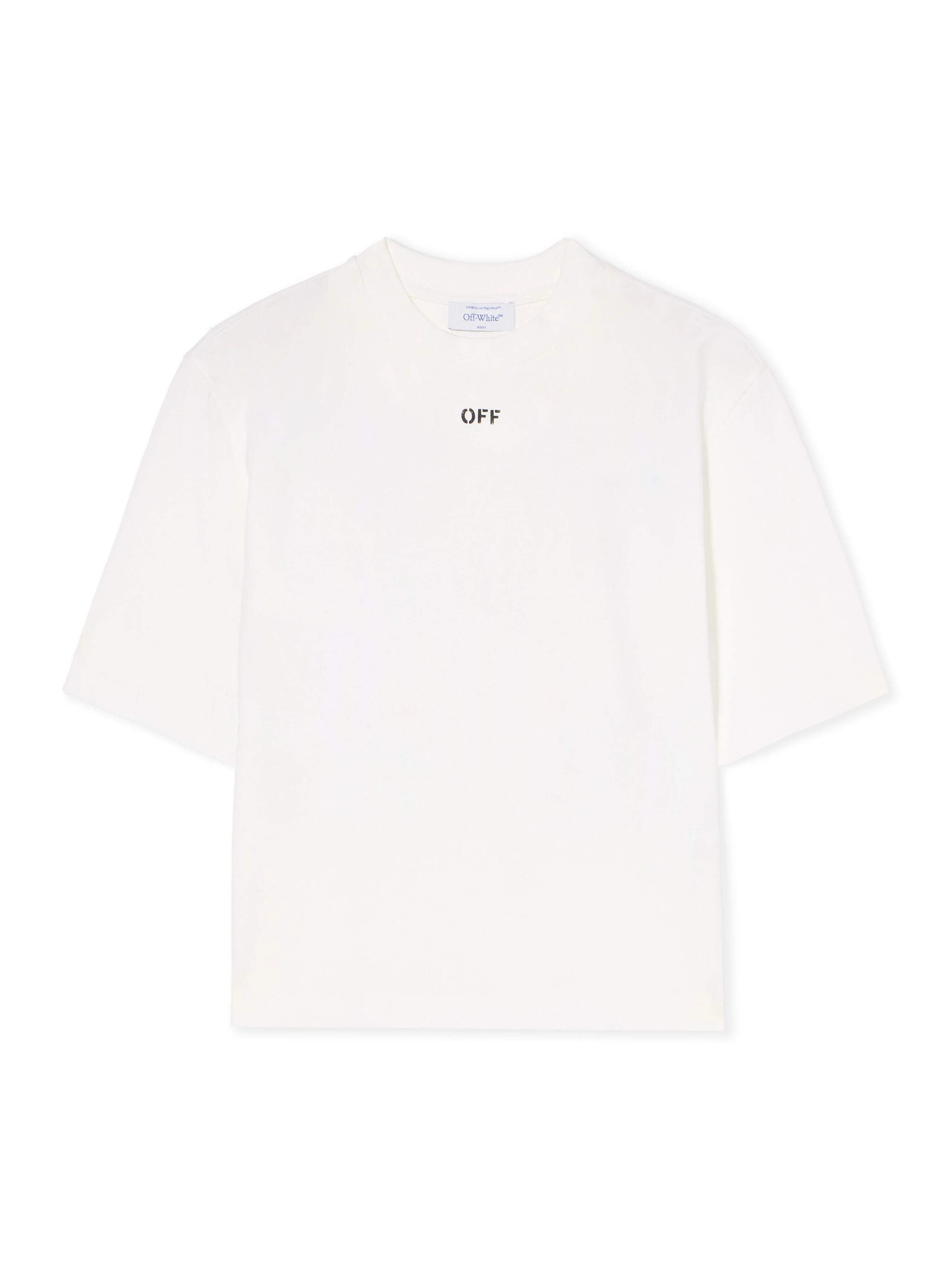 Embroidered Flowers Boxy Logo Tee - 1