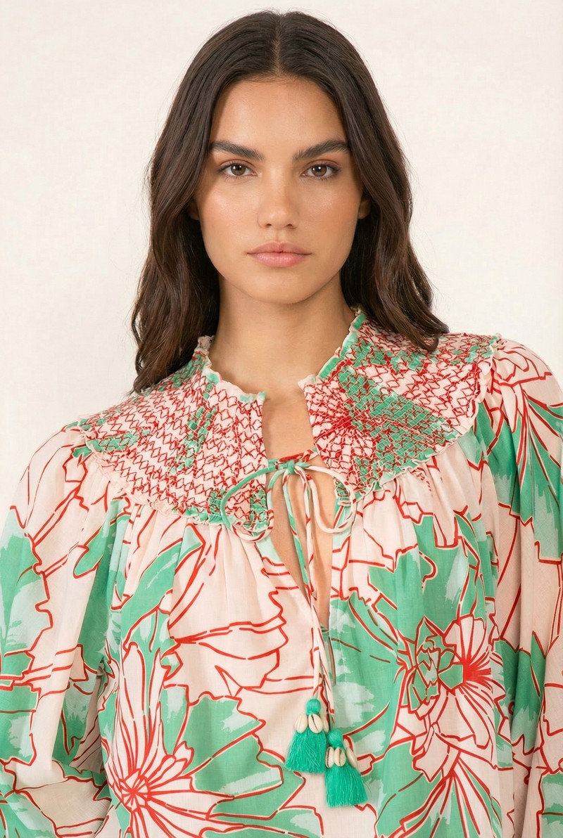 Blouse Ysee - Green Petal 3