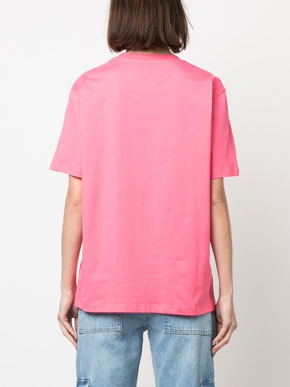 logo-embroidered short-sleeve T-shirt - 4