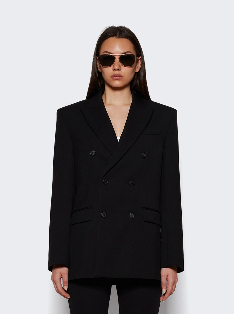 WARDROBE.NYC Double Breasted Blazer Black outlook