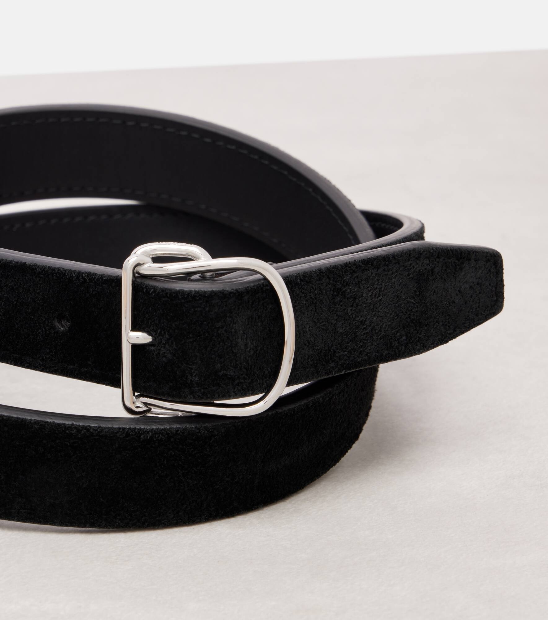 Swirl suede belt - 3