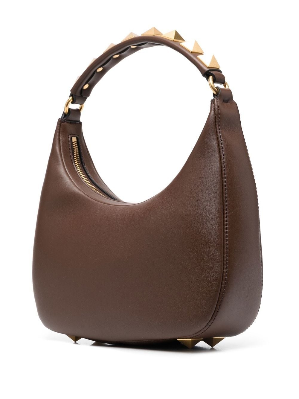 VLogo leather shoulder bag - 4