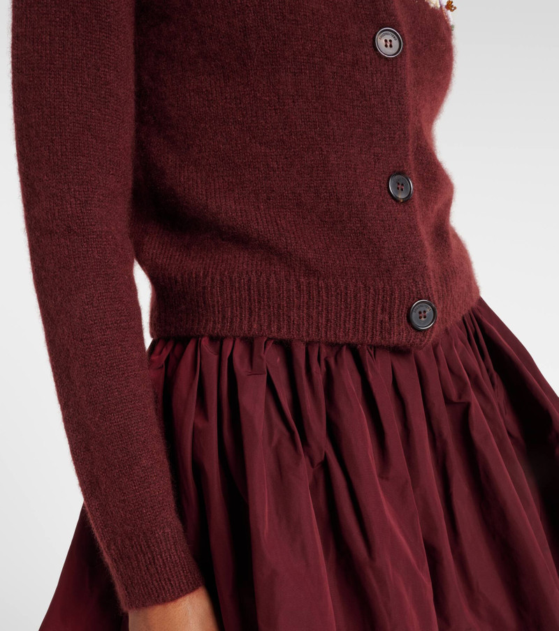 Beaded cashmere and cotton cardigan 5