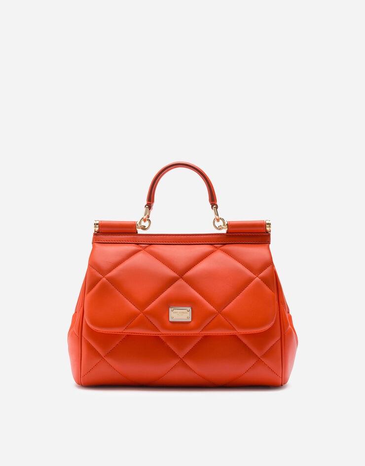 Medium Sicily bag in aria matelassé calfskin - 1