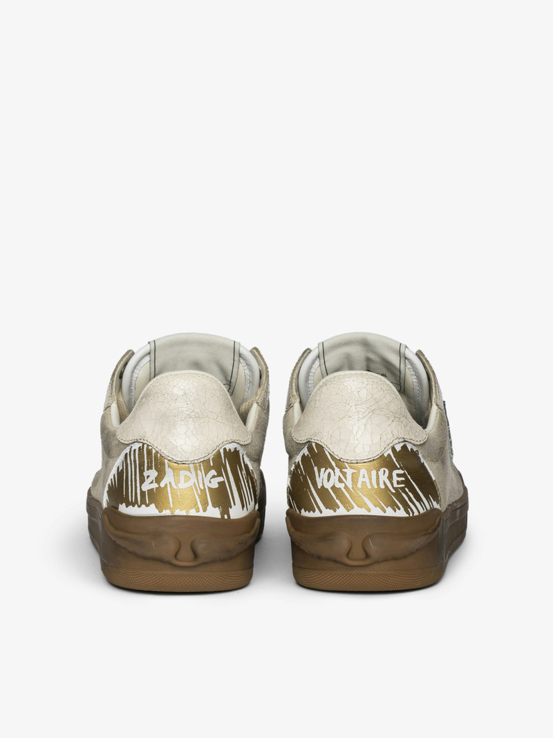 Zadig & Voltaire Basses Fly Wings Cracked Sneakers outlook