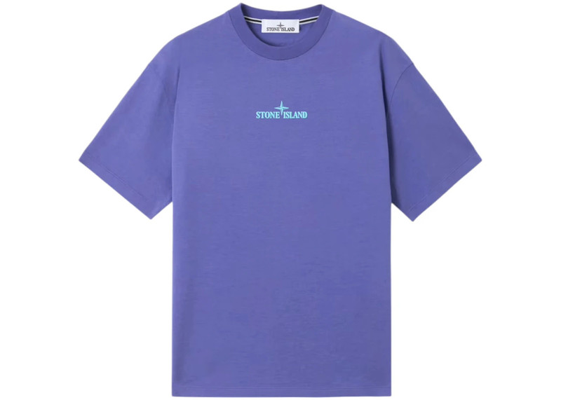 Stone Island Stone Island Combed Organic Cotton Jersey T-shirt Lavender outlook