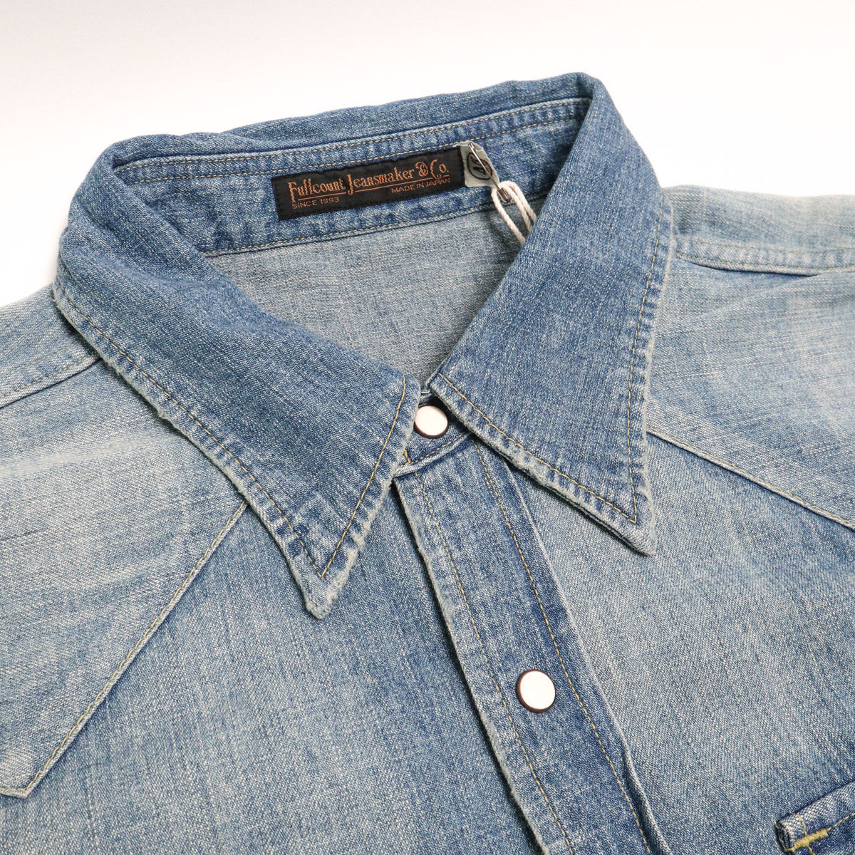 4894HW Denim Western Shirt Hand Wash Indigo Blue - 2