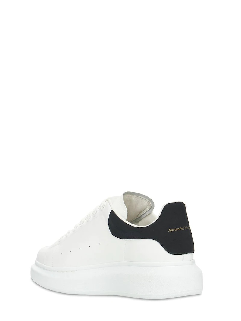 45MM LEATHER & SUEDE SNEAKERS - 5
