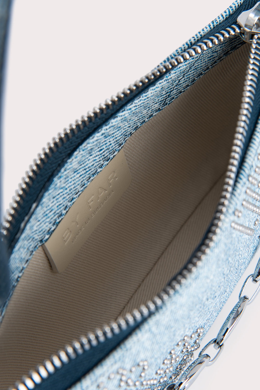 Mini Rachel Denim Stud Leather - 7
