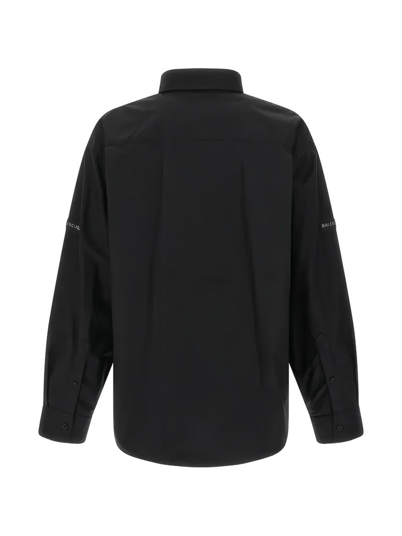 BALENCIAGA button-fastening cotton shirt jacket outlook