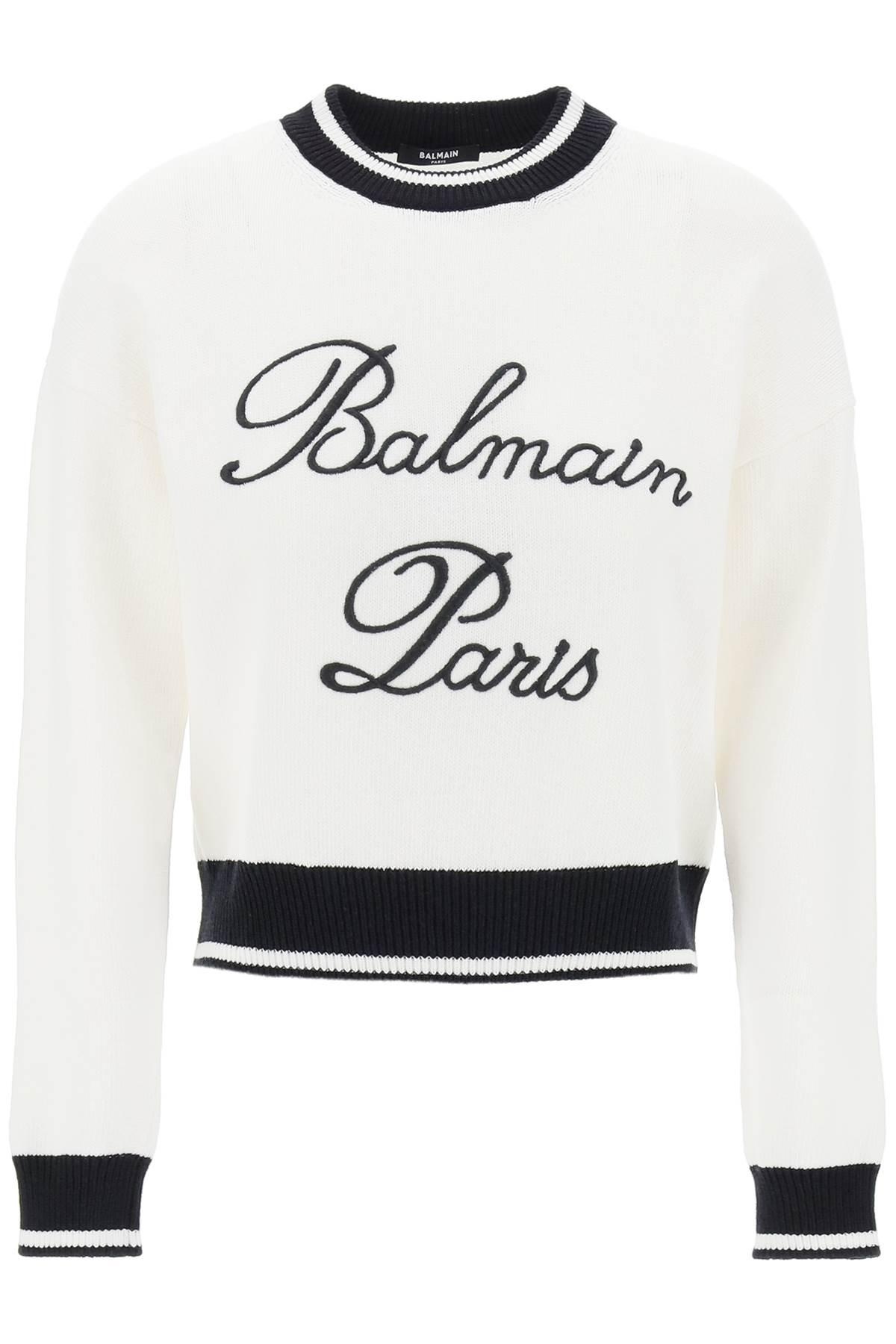 Balmain Embroidered Logo Pullover - 1