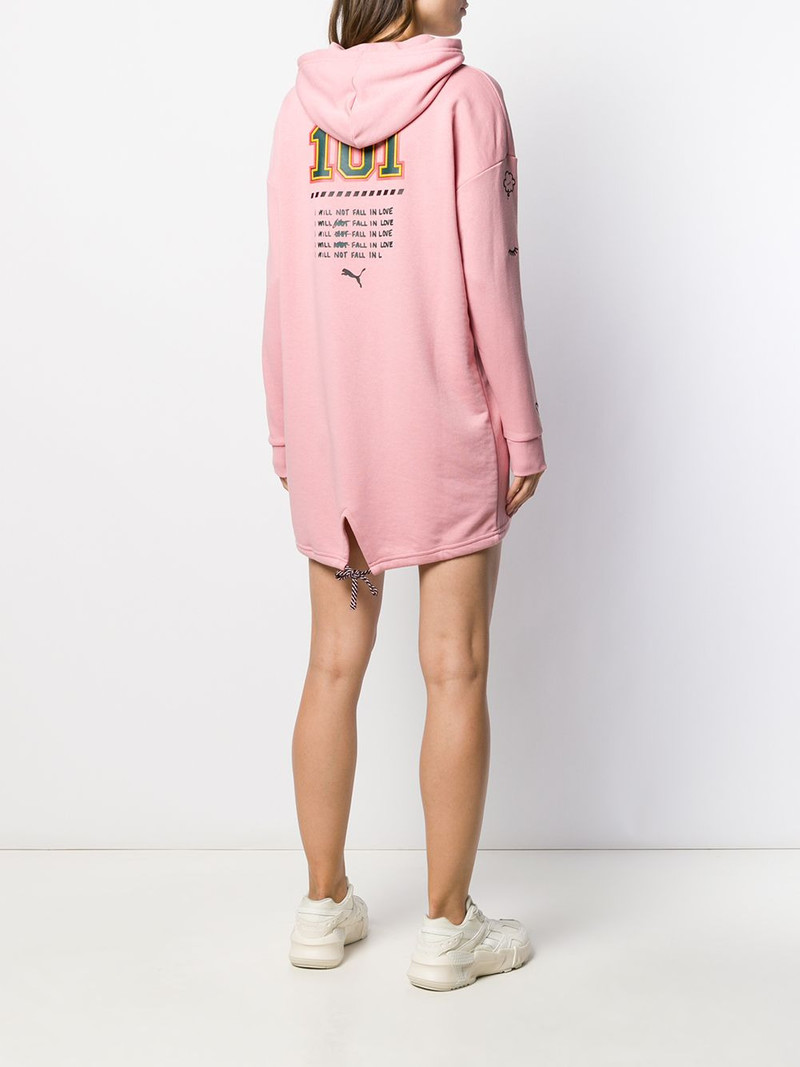 x Sue Tsai hooded sweatshirt style dress 4