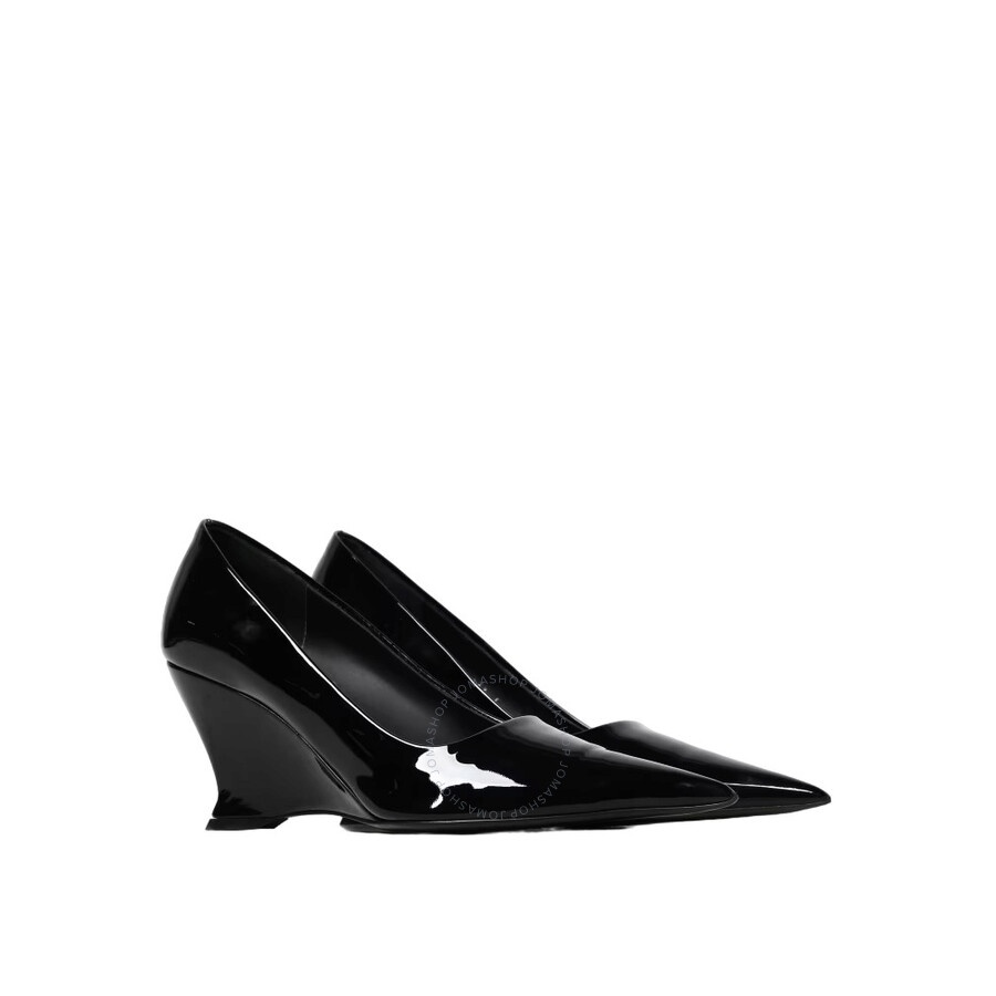 Ferragamo Ladies Black Viola Wedge-Heeled Pumps - 2