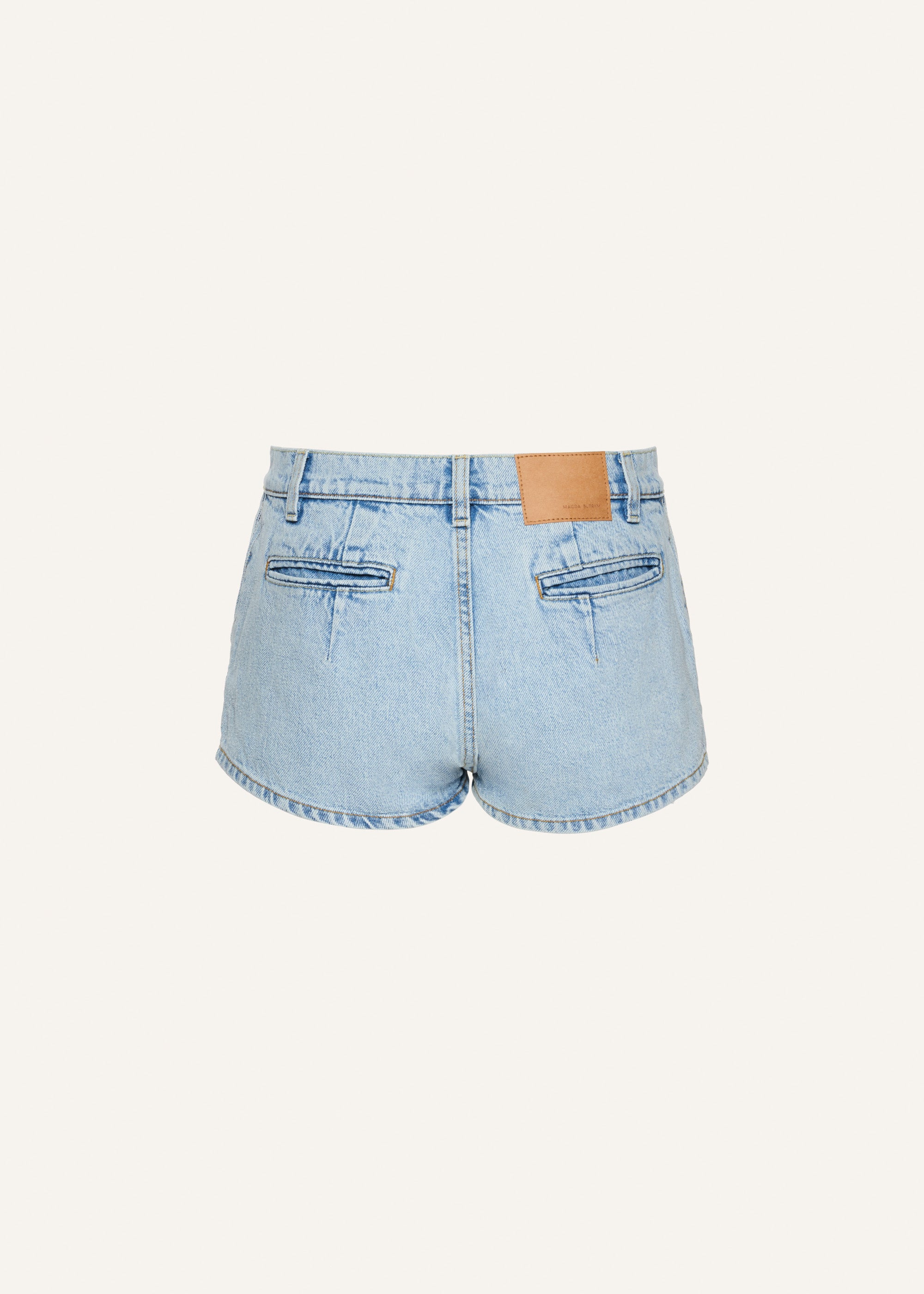 Denim mini shorts in light blue - 2