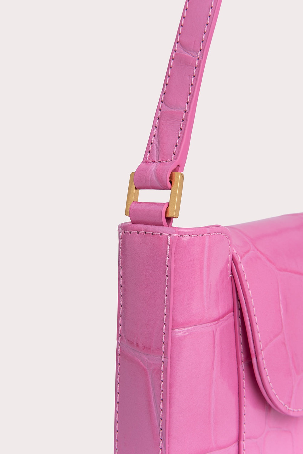 Miranda Lipstick Maxi Croco Embossed Leather - 5