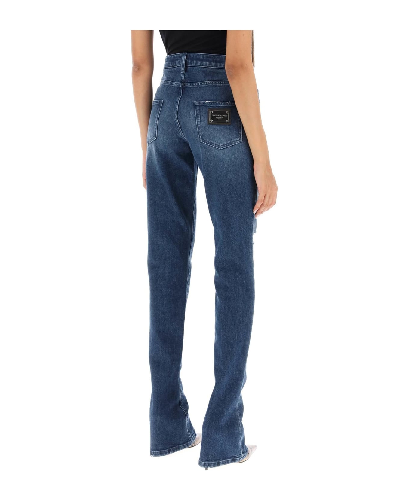 Low Rise Trumpet Jeans - 3