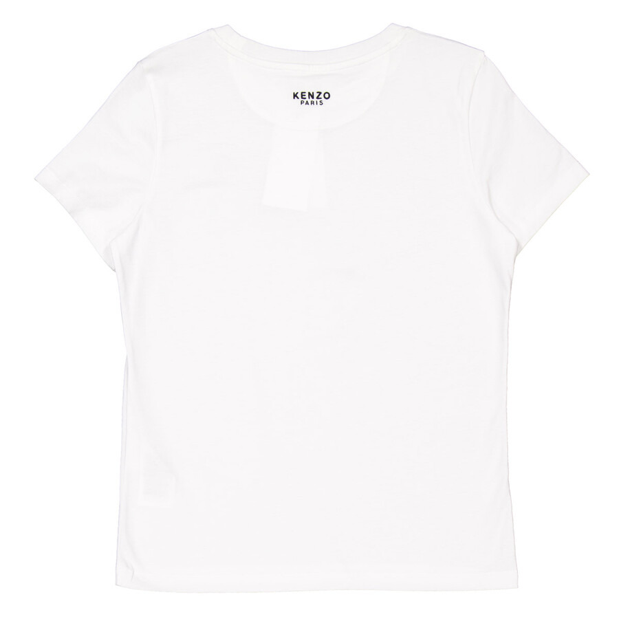 Kenzo Embroidered Flower Cotton T-Shirt - 6