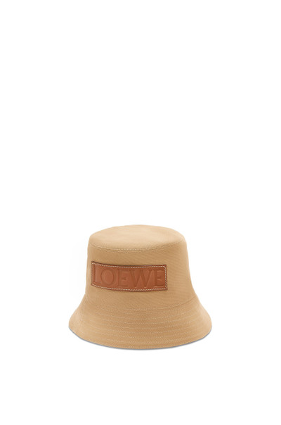 Loewe Bucket hat in canvas and calfskin outlook