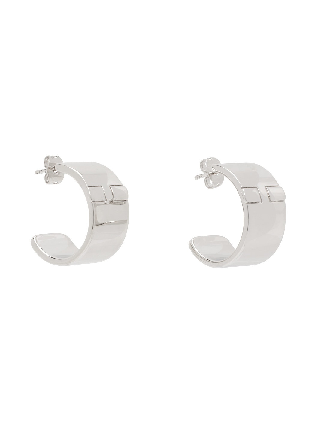 Silver Grace Hoop Earrings - 2