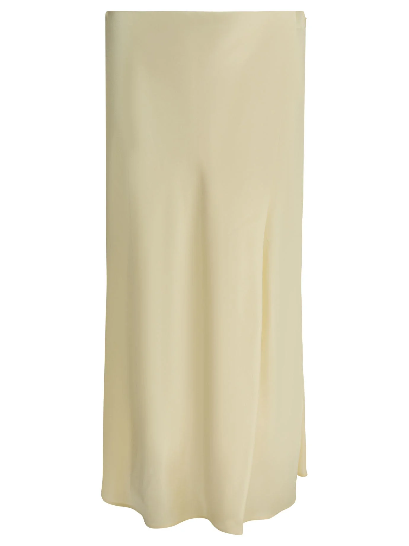 Khaite Satin Midi Skirt - 1